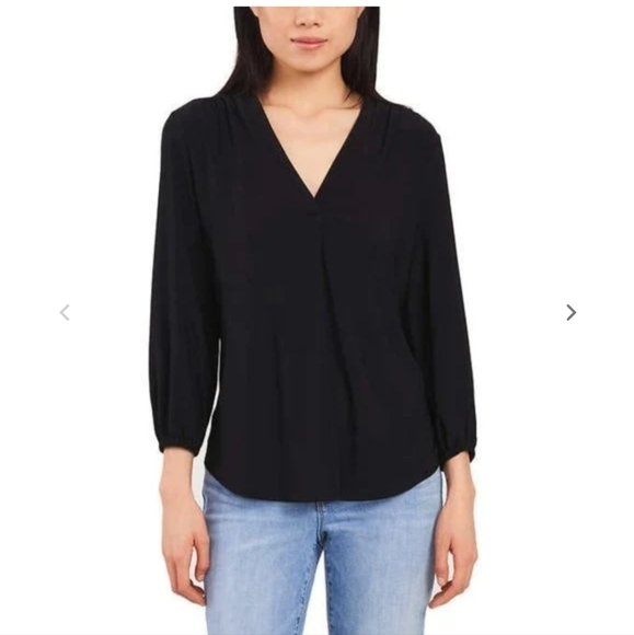 Two By Vince Camuto Ladies V-Neck 3/4 Sleeve Top - Picture 1 of 6